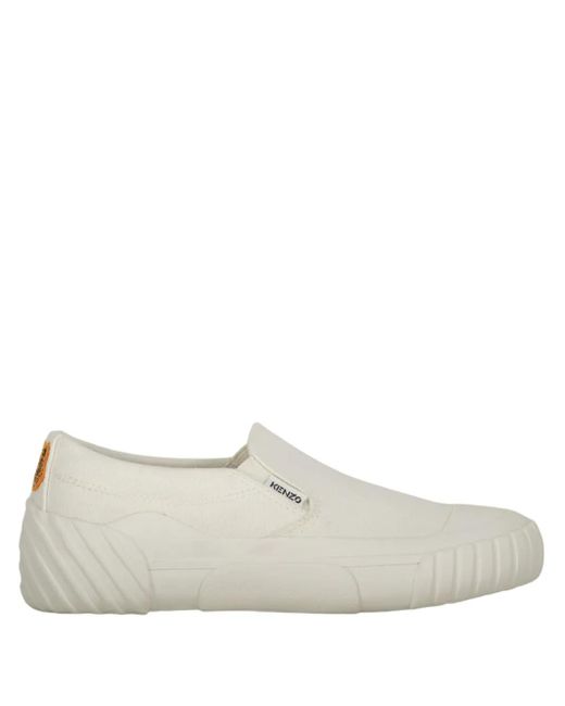 KENZO White Tiger Crest Sneakers