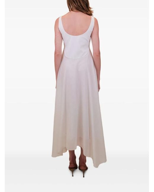 Azeeza White Bria Cotton Maxi Dress