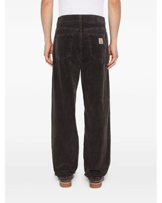 Pantalones Aaron de pana Carhartt de hombre de color Black
