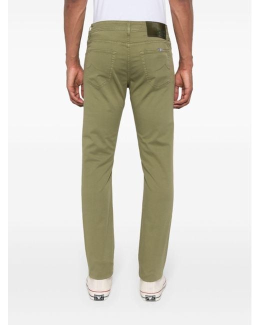 Pantalones Bard slim Jacob Cohen de hombre de color Green