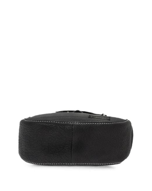 Porter-Yoshida and Co Black Large Cisco Leather Shoulder Bag
