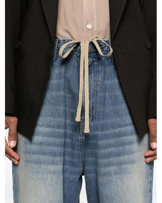 Haikure Blue Jean À Patch Logo for men