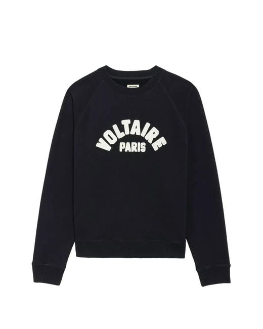 Zadig & Voltaire Blue Sunco Sweatshirt for men