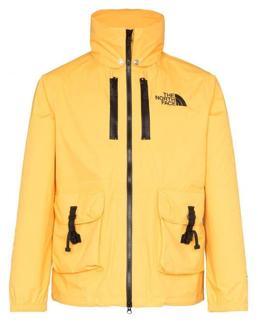 The North Face Yellow Kk Double Cargo Hooded Jacket for men