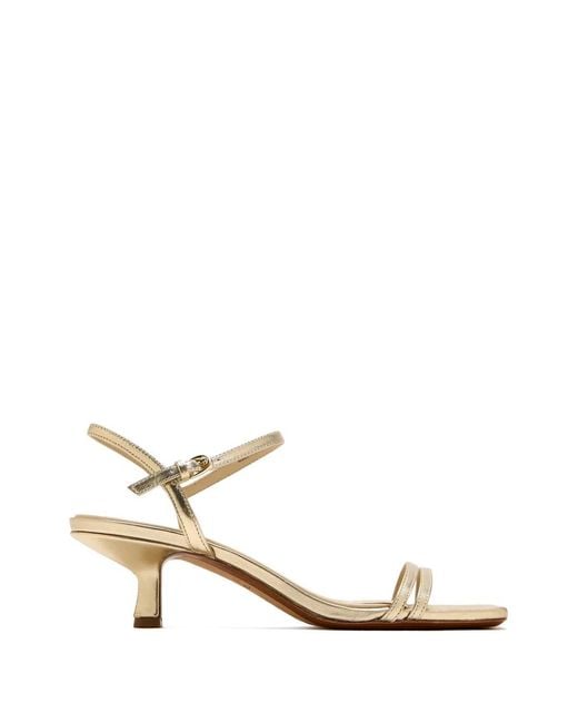 Vince Natural Tilda Leather Sandals