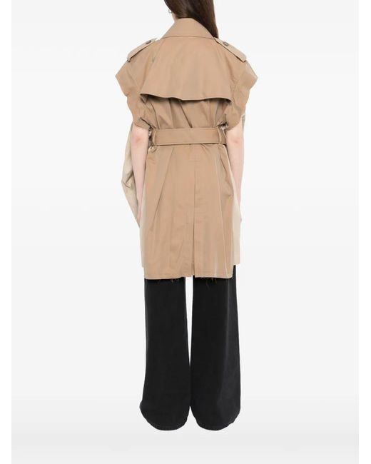 Maison Mihara Yasuhiro Natural Belted Trench Coat