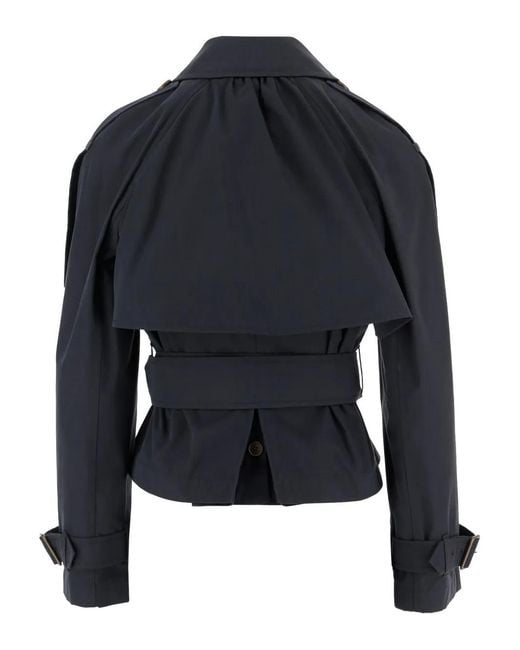 Burberry Black Bow Belted Jacket