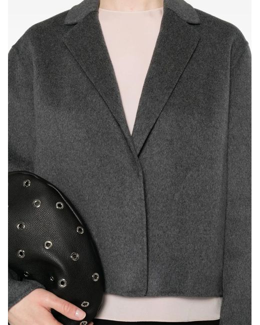 Theory Gray Cropped Jacket
