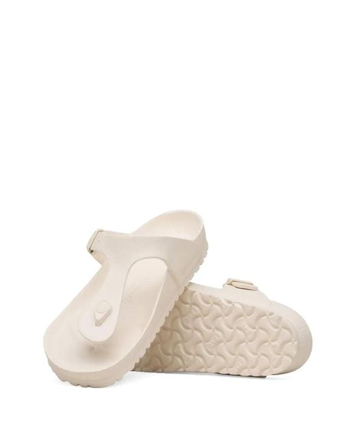 Birkenstock White Gizeh Sandals