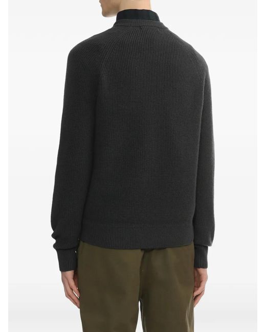 Pull À Logo Brodé Fred Perry pour homme en coloris Gray