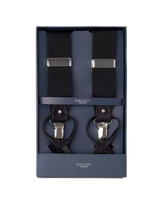 Hackett Black Bretelles Noires for men