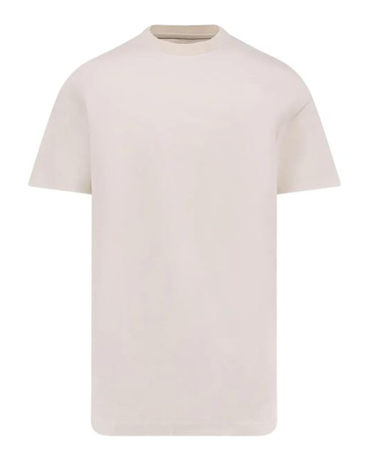 Boss White Short-Sleeve Crew-Neck T-Shirt for men