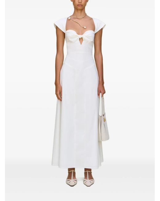 Cult Gaia White Magnolia Kleid