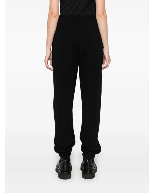 ROTATE BIRGER CHRISTENSEN Black Heavy Sweatpants