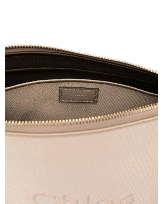 Chloé ジャカード ショルダーバッグ Natural