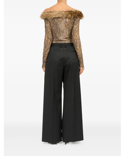 MM6 by Maison Margiela Black Tailored Trousers
