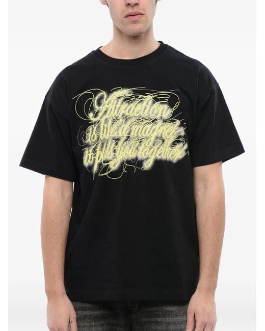 DIESEL Black Logo-Print T-Shirt