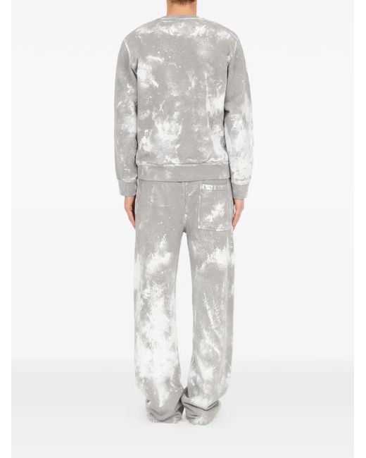 MM6 by Maison Margiela White Long-Sleeves Sweatshirt for men