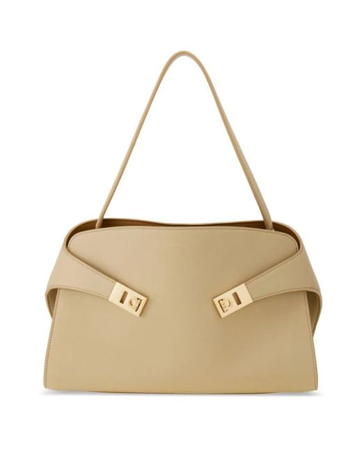 Ferragamo Natural Mini Hug Shoulder Bag
