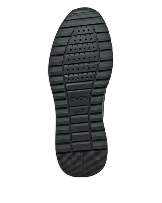Geox Gray Molveno Panelled Sneakers for men