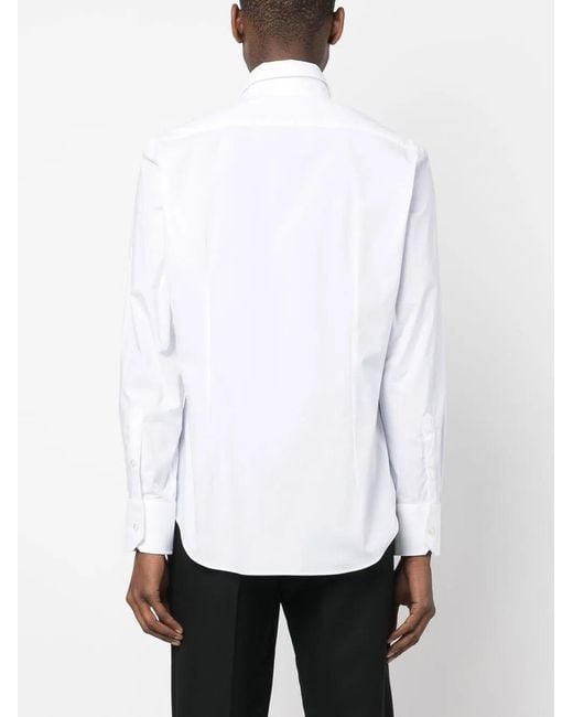 Billionaire White Cut Shirt for men