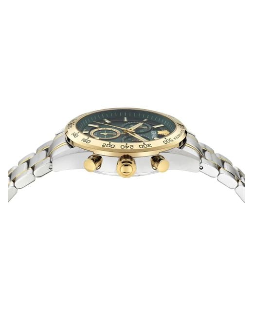 Versace Green V-Code Chronograph 41Mm for men
