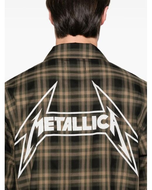 Represent Green Metallica Shirt for men