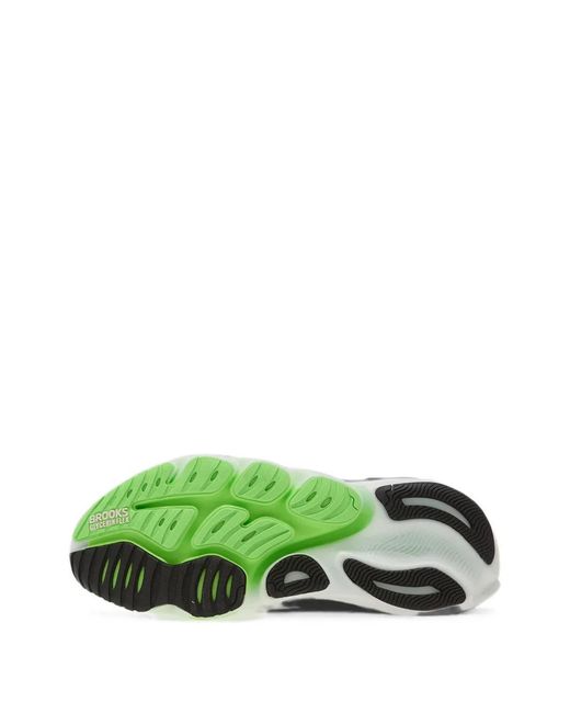 Brooks White Glycerin Flex Sneakers for men