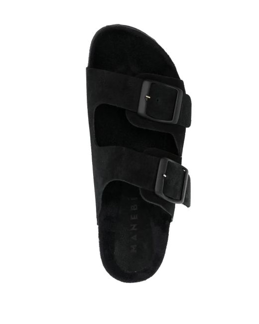 Manebí Hamptons Geknoopte Sandalen in het Black