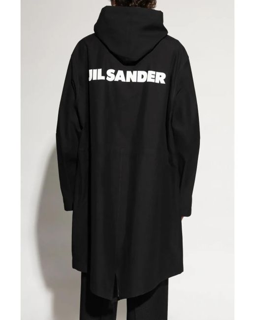 Jil Sander Parka Mit Logo in Black für Herren