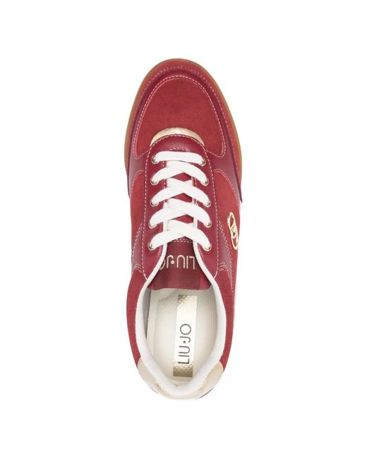 Liu Jo Pink Lewis Logo Sneakers