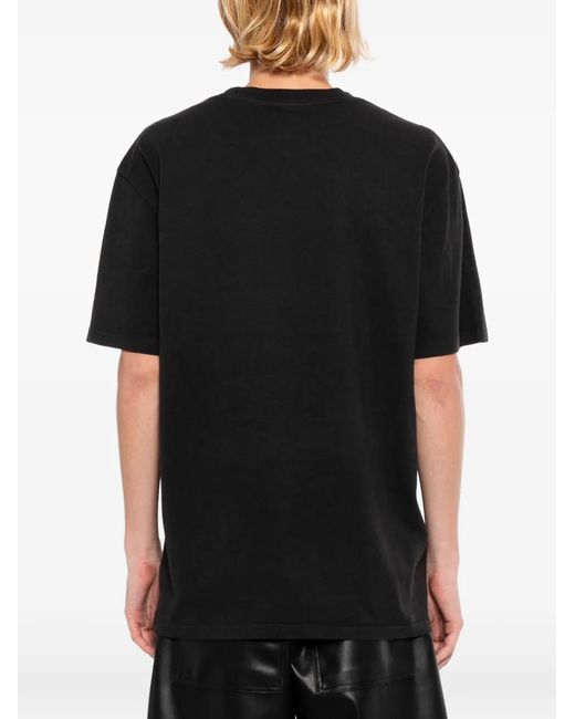 Melt Black T-Shirt À Imprimé Léopard for men
