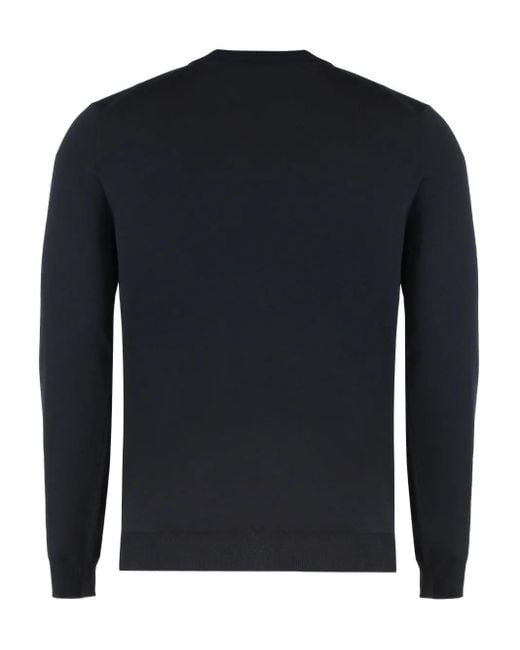 Slowear Blue Crew-Neck Sweater for men