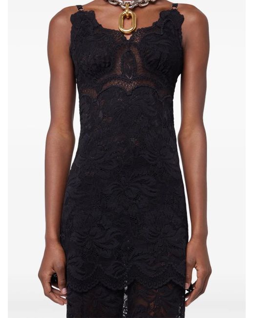 Rabanne Black Lace Maxi Dress