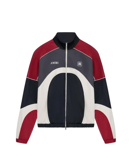 Amiri Red Oversized Panel Track Jacket for men