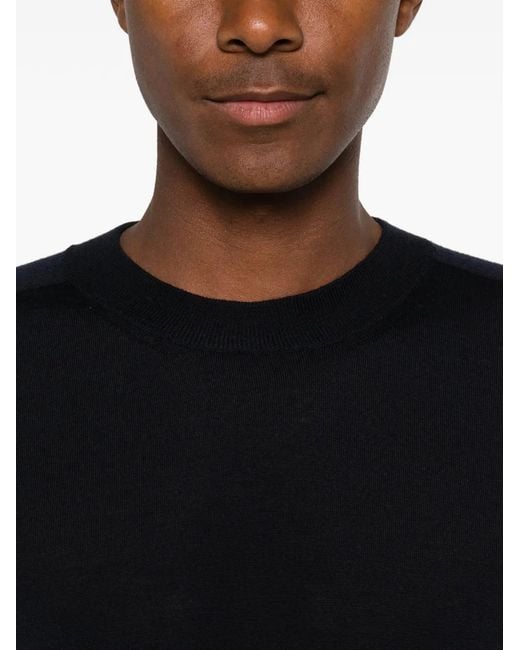 Fumagalli Black Crew-Neck Sweater for men