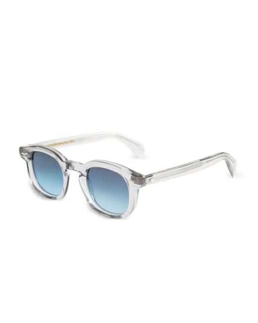Occhiali Da Sole Squadrati di Moscot in Blue