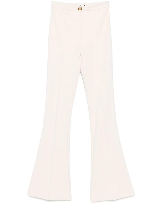 Elisabetta Franchi White Flared Pant