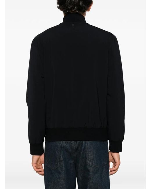 Montecore Black Zip-Up Bomber Jacket for men