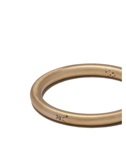 Le Gramme White 18Kt Brushed 3 Grams Bangle Ring