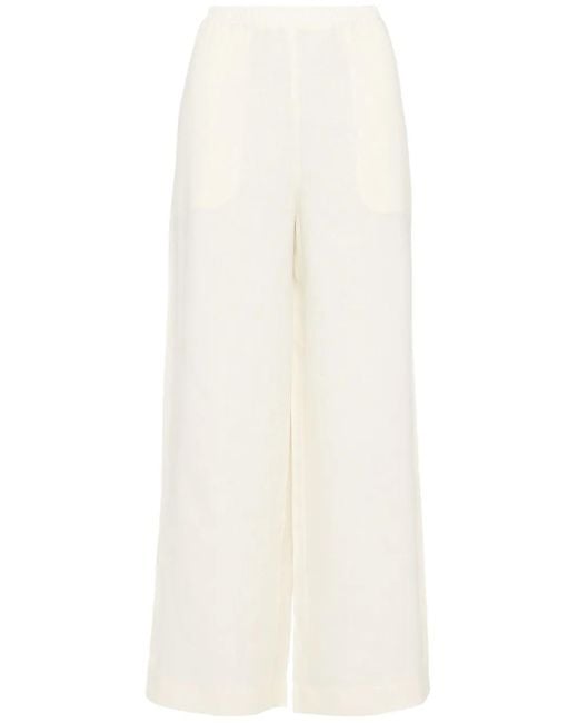 Eres White Select Wide-Leg Trousers