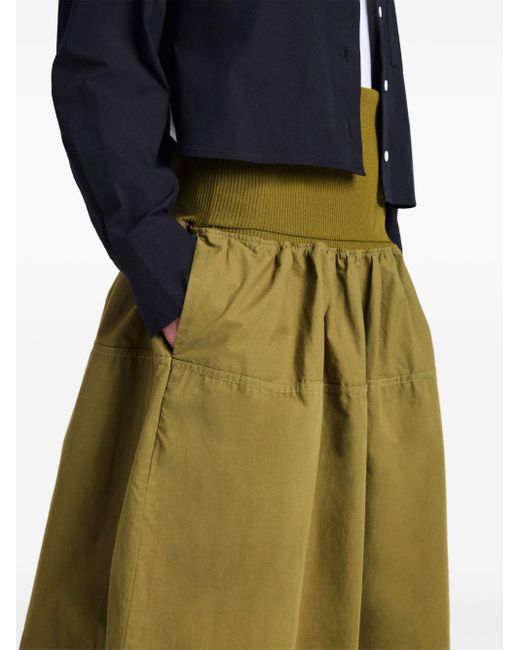 Proenza Schouler Green Olive Skirt