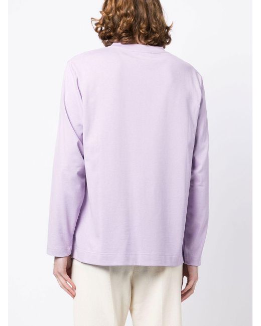 Simone Rocha Pink Long-sleeve Cotton T-shirt for men