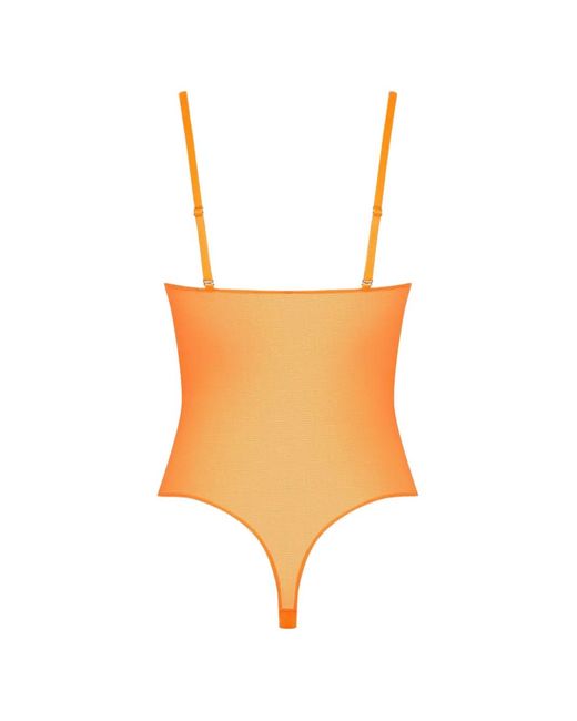 Maison Close Pink Corps À Corps Neon Bodysuit