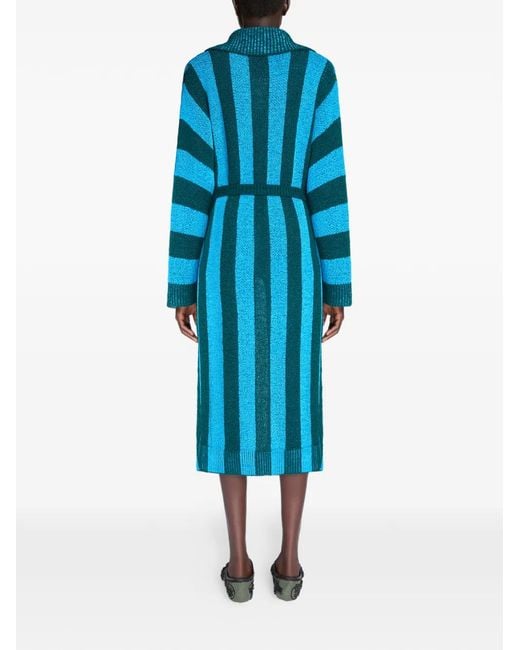 Cárdigan Con Cinturón Dries Van Noten de color Blue