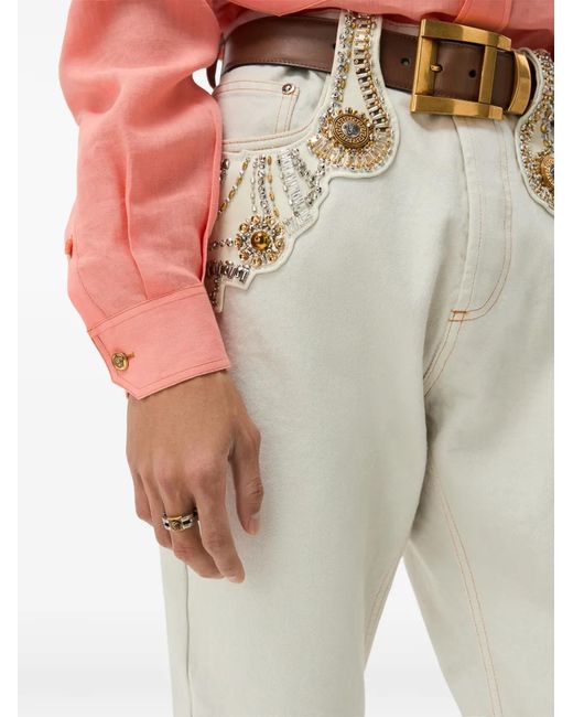 Versace Metallic Medusa Link Ring
