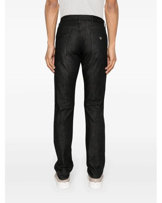 Emporio Armani Denim Katoenen Jeans in het Black voor heren