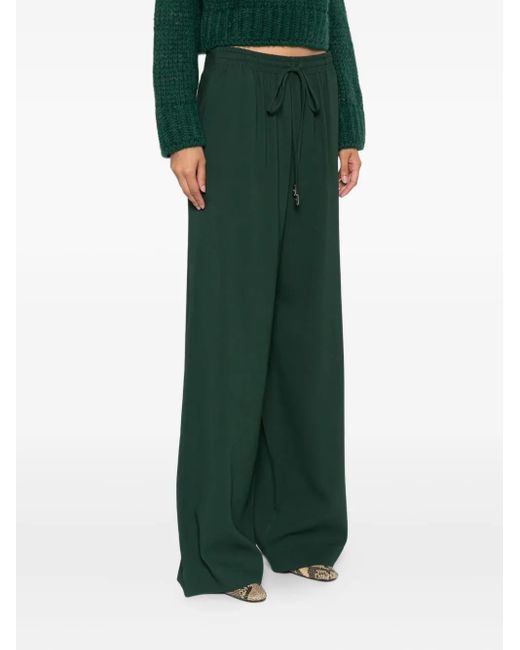 Ermanno Scervino Green Drawstring Track Pants