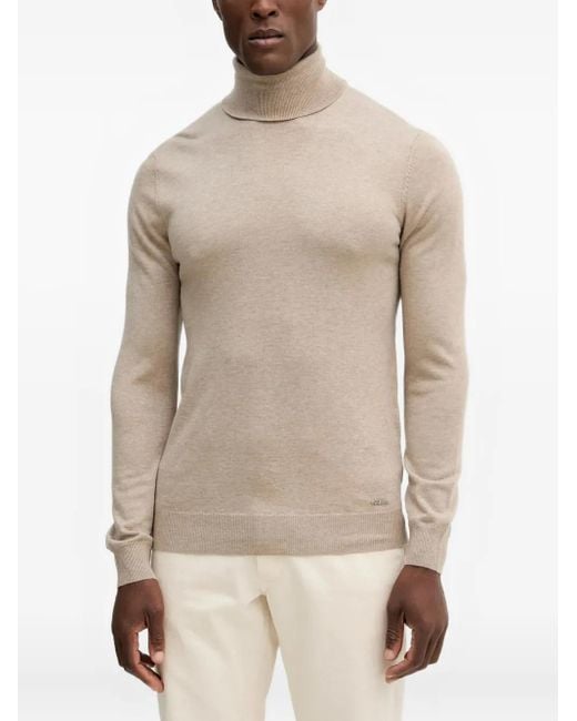 Guess Natural Roll-Neck Sweater for men