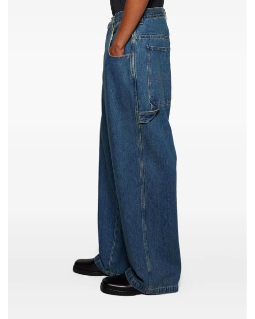 Vetements Blue Utility-Pocket Denim Jeans for men